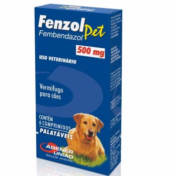 VERMICIDA FENZOL PET 500 MG COM 6 COMPRIMIDOS