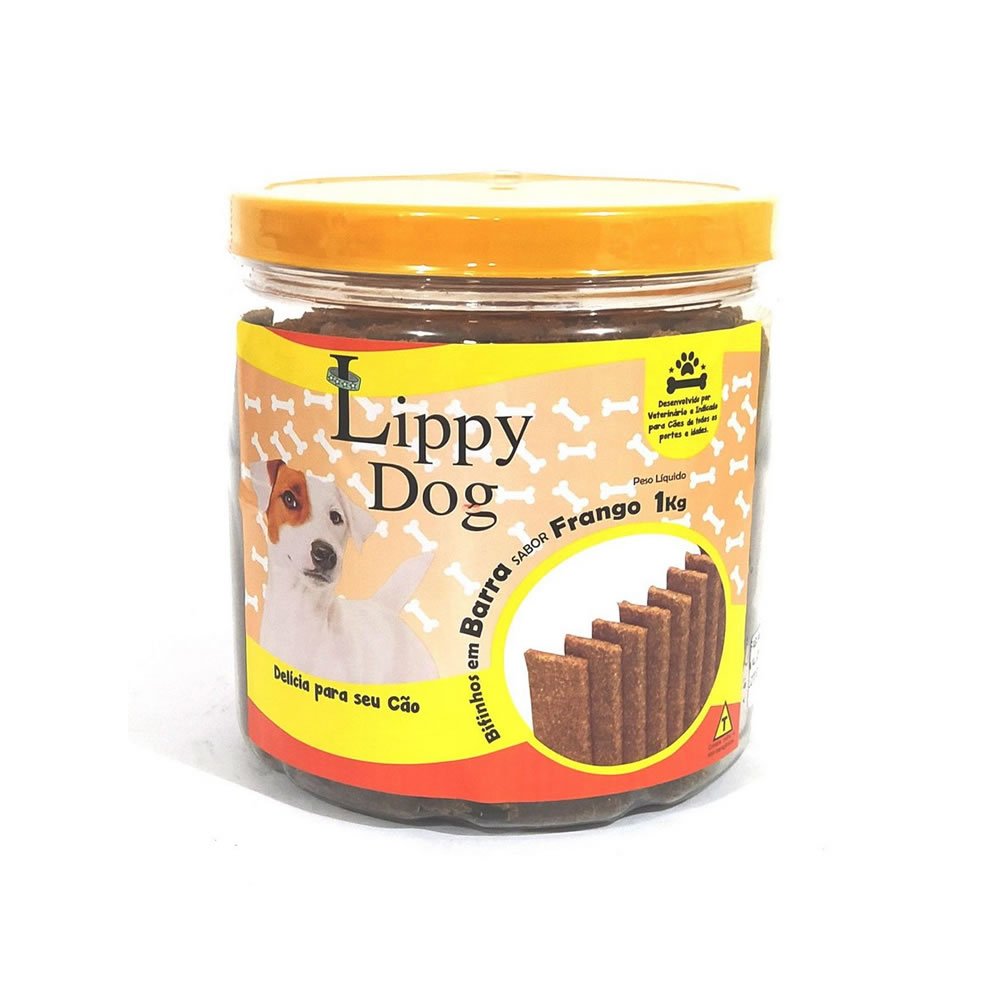 Barão Pet - cod: 14031 - PETISCO LIPPY DOG PALITO FRANGO 1KG